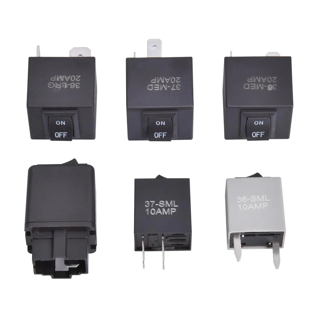 Relay Bypass Switch Kit 9038 Relay Tester Kit Diagnostic Tester Scan Tool & Fuel Pump Relay Bypass Master Kit Replaces 9036 9037