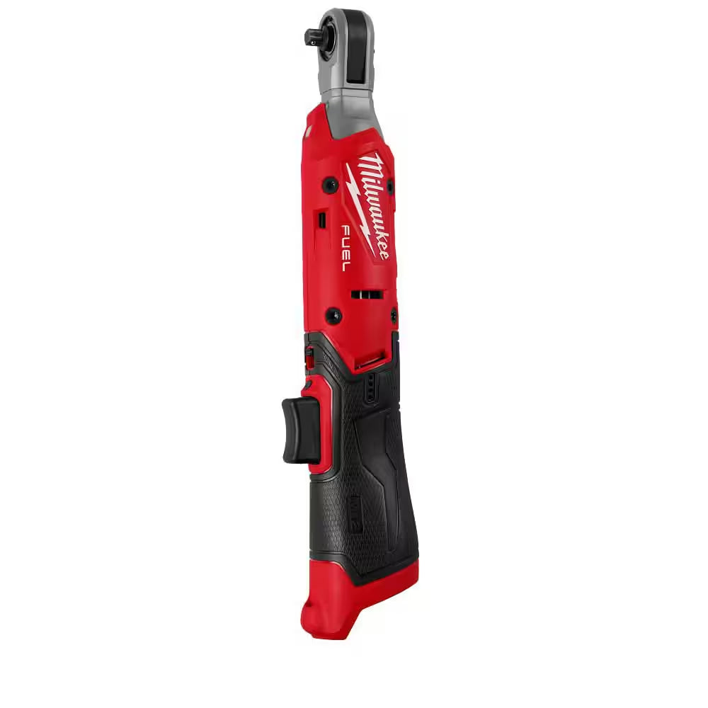 M12 FUEL 12V Lithium-Ion Compact 1/4 In. Cordless Ratchet, & 4. 0Ah (2-Pack)