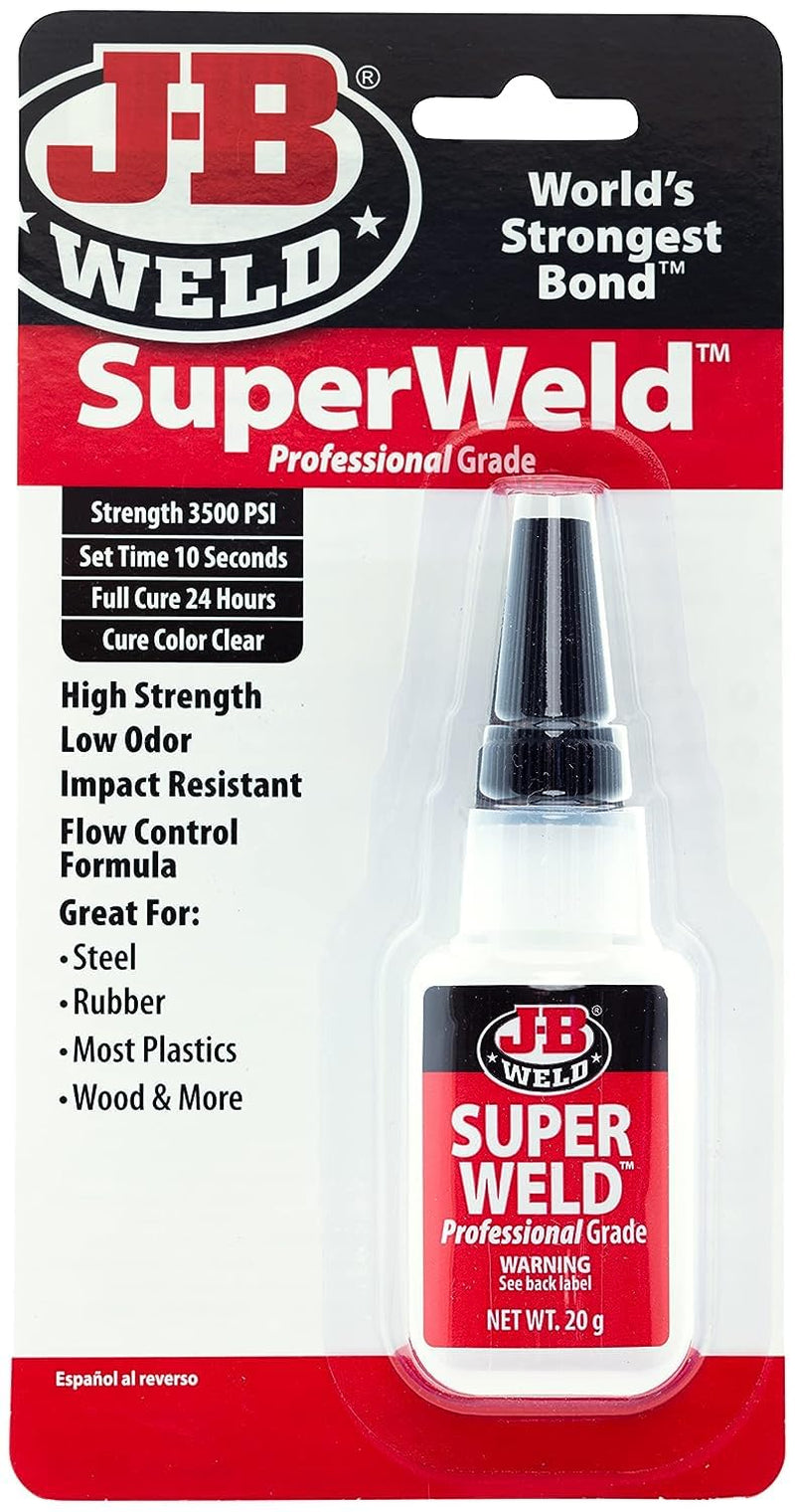 33120H Superweld Glue - Clear Super Glue - 20G