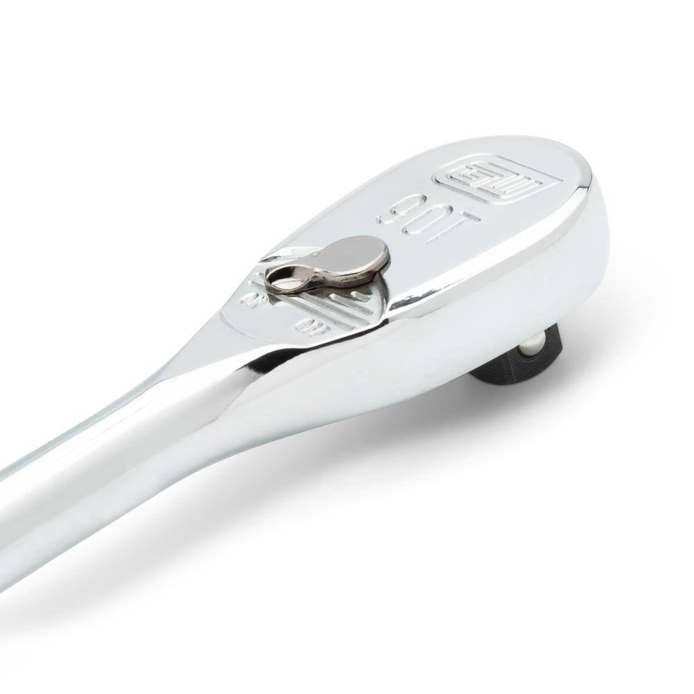 1/4 In. and 3/8 In. Drive 90-Tooth Dual Material Teardrop Ratchet Set (3-Pieces)