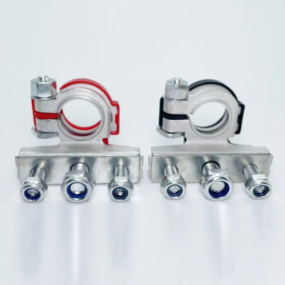 1 Pair 12V 24V Car Battery Terminals Quick Disconnect Auto Cables Connectors Wire Cable Shut-Off Connectors Auto Accessories