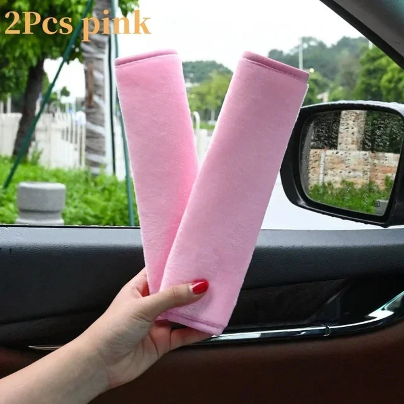 Universal Car Safety Belt Cover Adjustable Seat Belt Cover Shoulder Strap Covers Car Shoulder Protector Pad Auto Accessories