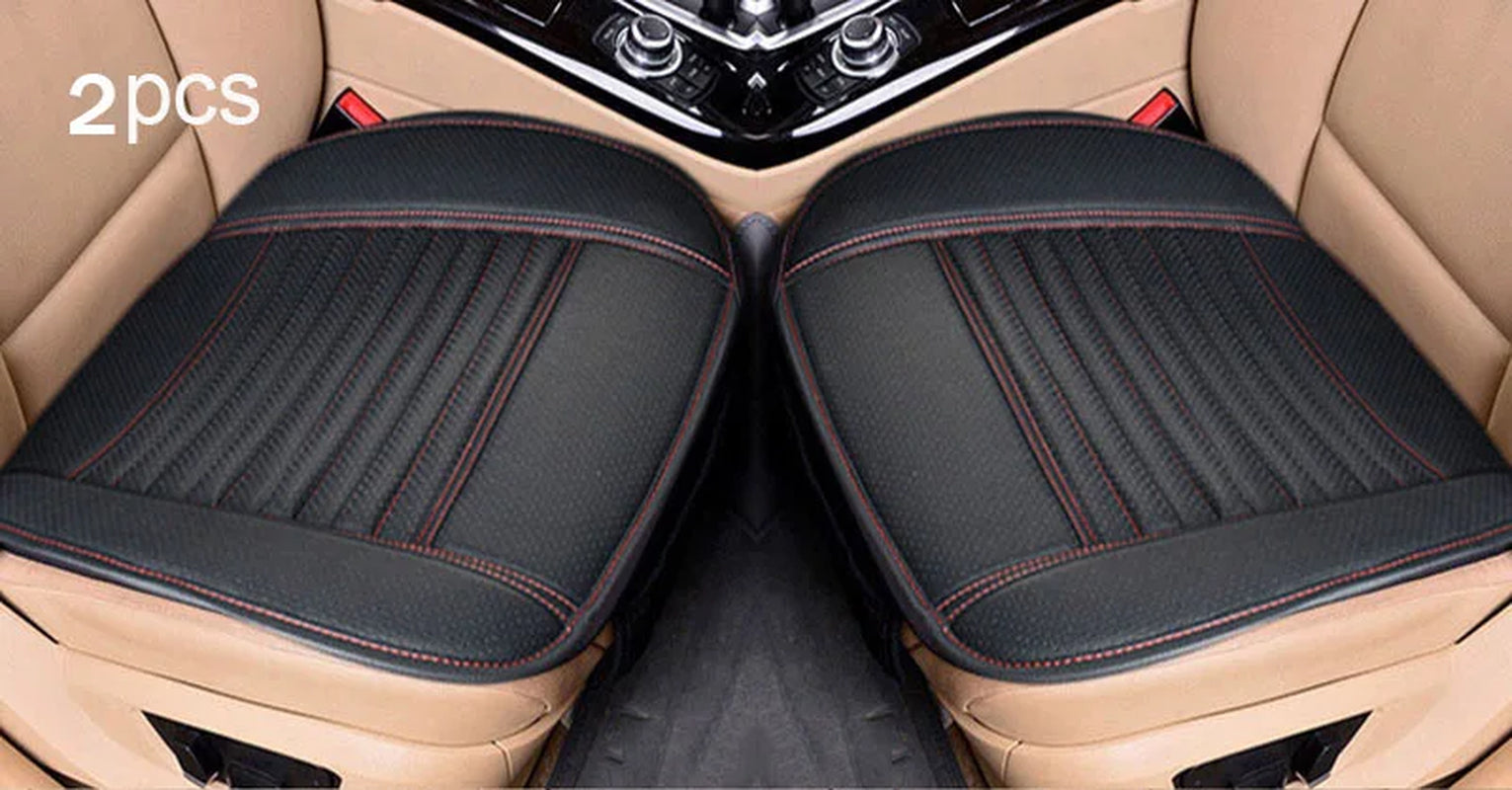 Four Seasons Car Seat Cover PU Leather Cars Seat Cushion Automobiles Seat Protector Universal Car Chair Pad Mat Auto Accessories