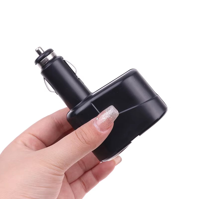 12/24V Dual Cigarette Lighter Sockets Car Charger Splitter Lighter Splitter Cigar Lighter Double Dual Adapter Car Accessories