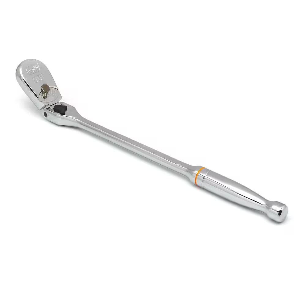 1/2 In. Drive 90-Tooth Locking Flex Head Teardrop Ratchet with 17 In. Handle