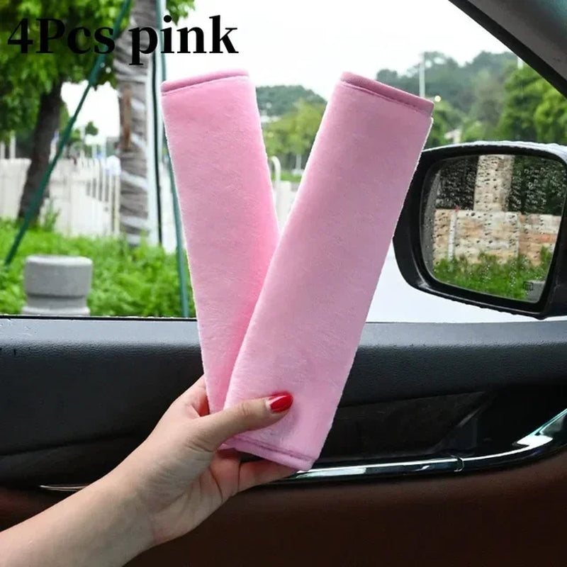 Universal Car Safety Belt Cover Adjustable Seat Belt Cover Shoulder Strap Covers Car Shoulder Protector Pad Auto Accessories