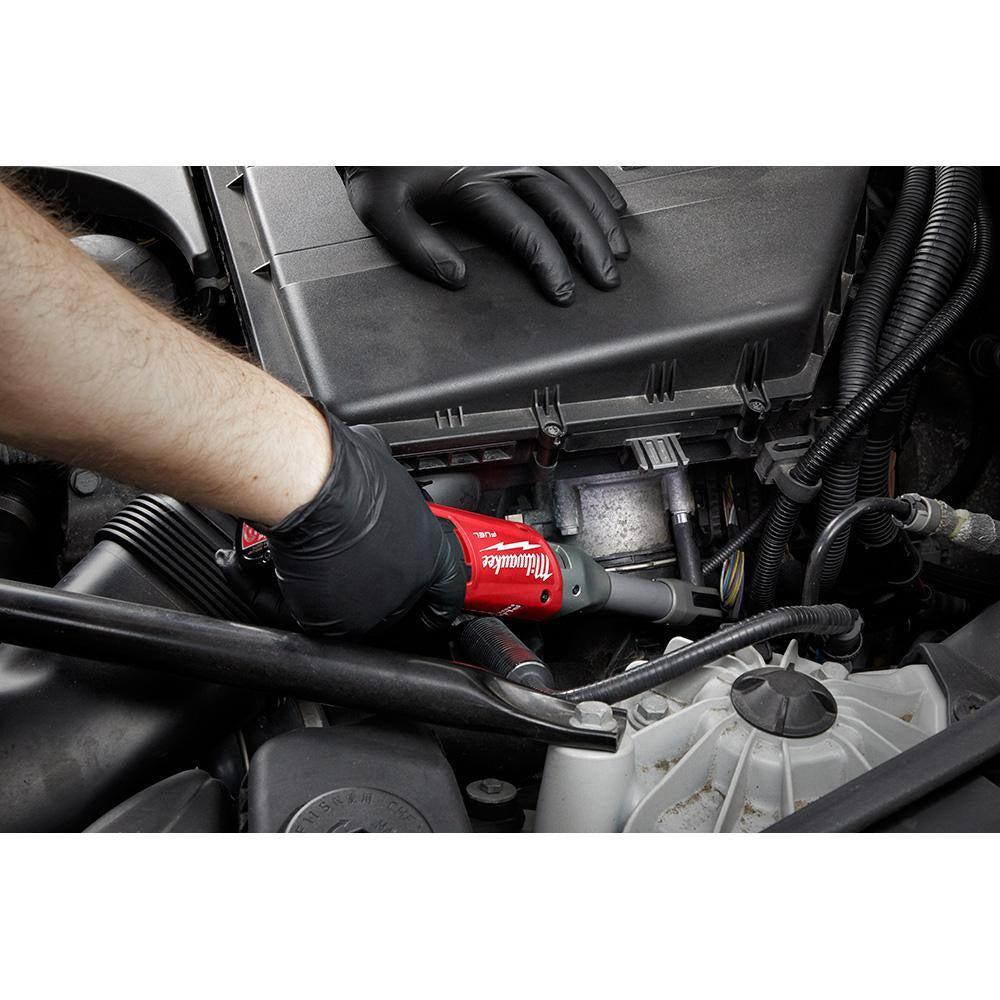 M12 FUEL 12V Lithium-Ion Brushless Cordless 1/4 In. Extended Reach Ratchet (Tool-Only)