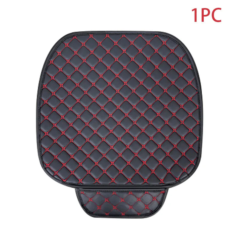 Kcimo Car Seat Covers Set PU Leather Car Seat Protector Interior Auto Seats Cushion Mats Chair Carpet Pads Car Accessories