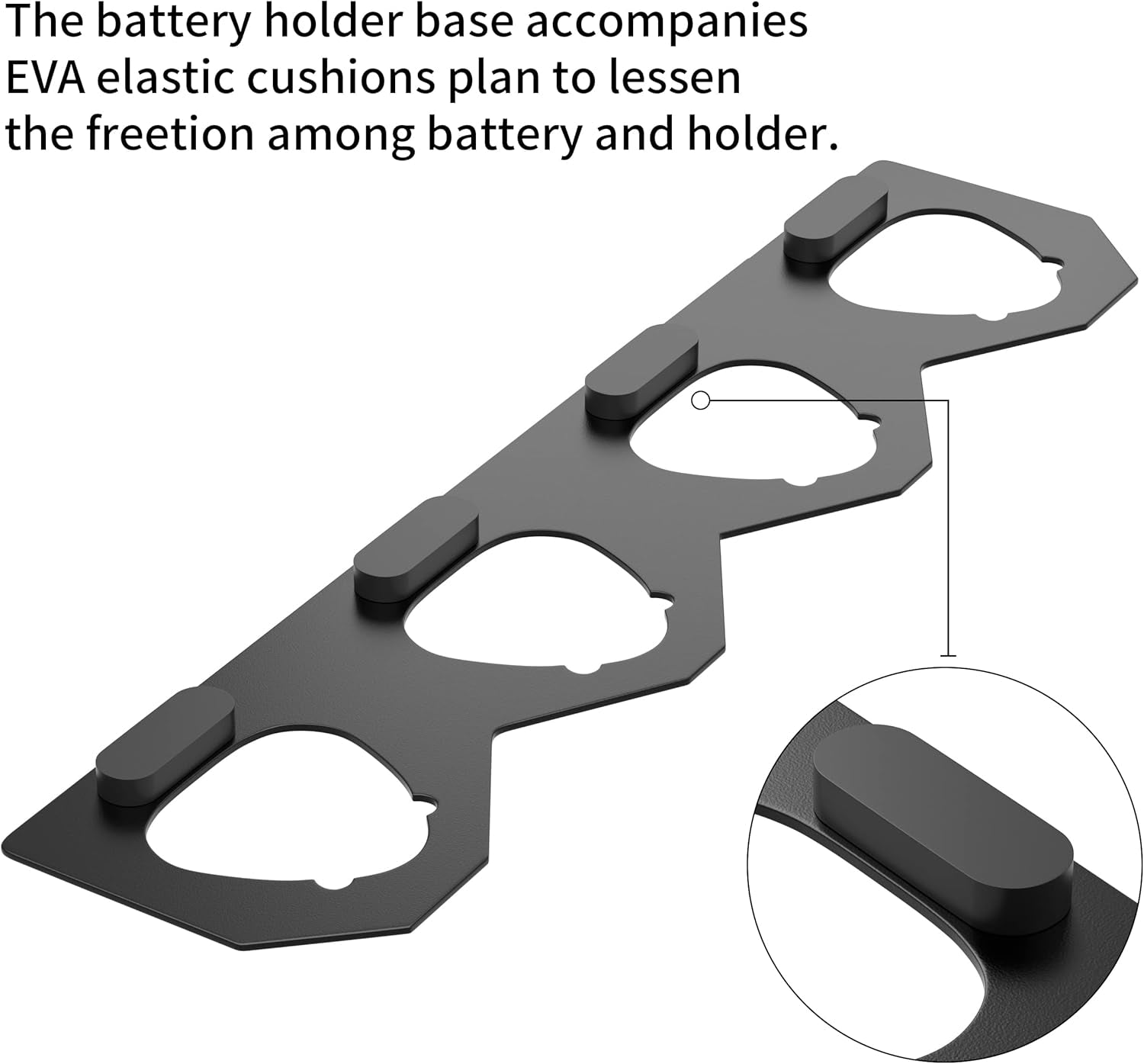 Metal Milwaukee M12 Battery Holder,Durable Battery Wall Mount Rack for Milwaukee M12 12V Battery,Milwaukee Battery Storage with 4 Slots,Battery Mount Organizer for Milwaukee,Black