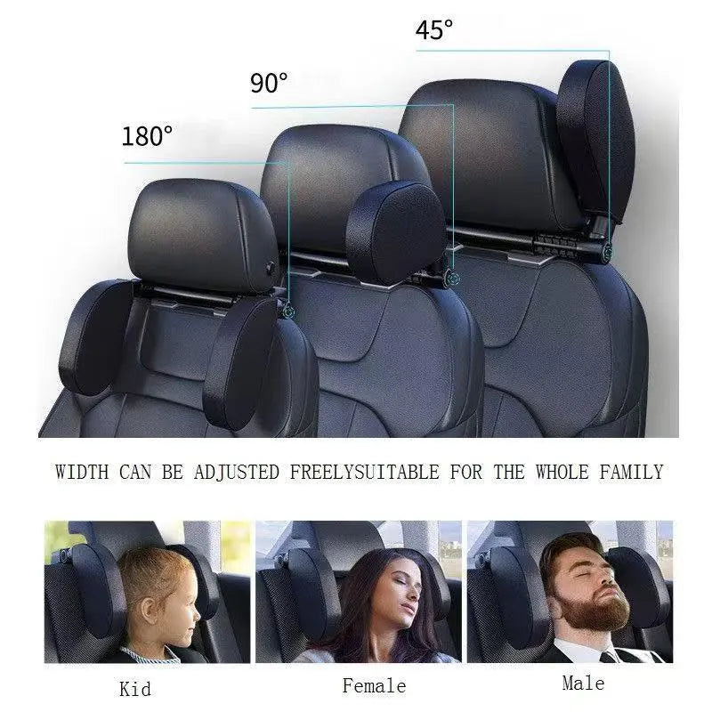 Universal 360° Adjustable Auto Cervical Pillow with Memory Car Headrest Sleep Headrest Auto Accessories Adjustable