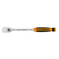 1/4 In. Drive 90-Tooth Long Handle Dual Material Teardrop Ratchet