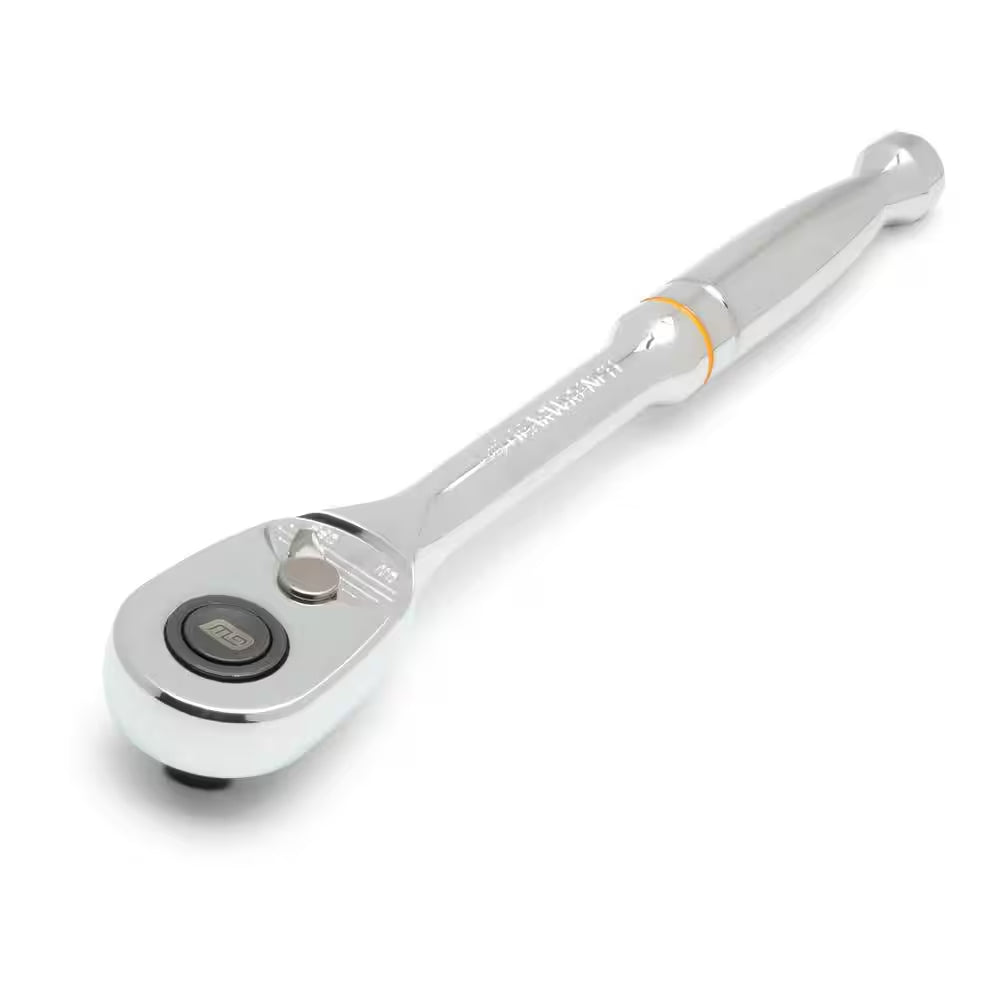 1/4 In., 3/8 In., and 1/2 In. Drive 90-Tooth Quick Release Teardrop Ratchet Set (3-Piece)