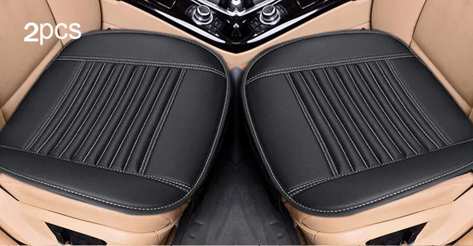 Four Seasons Car Seat Cover PU Leather Cars Seat Cushion Automobiles Seat Protector Universal Car Chair Pad Mat Auto Accessories