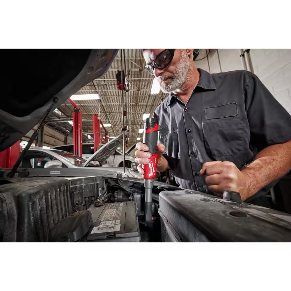 M12 FUEL 12V Lithium-Ion Brushless Cordless 1/4 In. Extended Reach High Speed Ratchet (Tool Only)