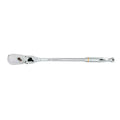 1/2 In. Drive 90-Tooth Locking Flex Head Teardrop Ratchet with 17 In. Handle