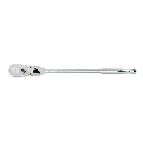 1/2 In. Drive 90-Tooth Locking Flex Head Teardrop Ratchet with 17 In. Handle