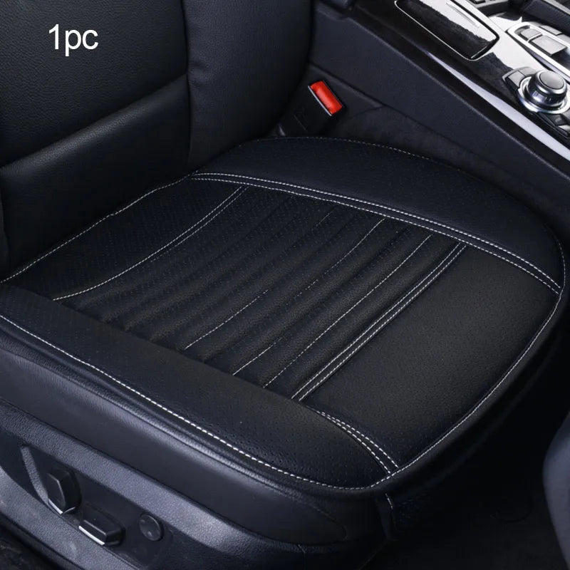Four Seasons Car Seat Cover PU Leather Cars Seat Cushion Automobiles Seat Protector Universal Car Chair Pad Mat Auto Accessories