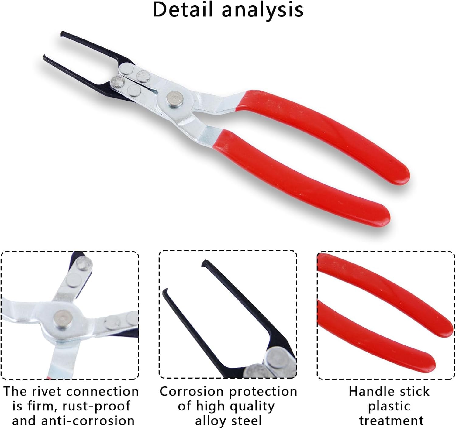 2 PCS Relay Tester, Electrical Disconnect Pliers, Automotive Relay Fmm Fuses Puller Tool, Automotive Relay Tester (Red)