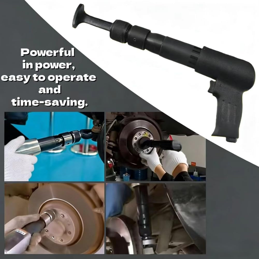 Air Hammer Kit, 2500 BPM Pneumatic Air Hammer with 21PCS Accessories, Tapered Punch, Panel Cutter, Flat Chisel for Automotive Repair, Metal Cutting, Chipping and Demolition