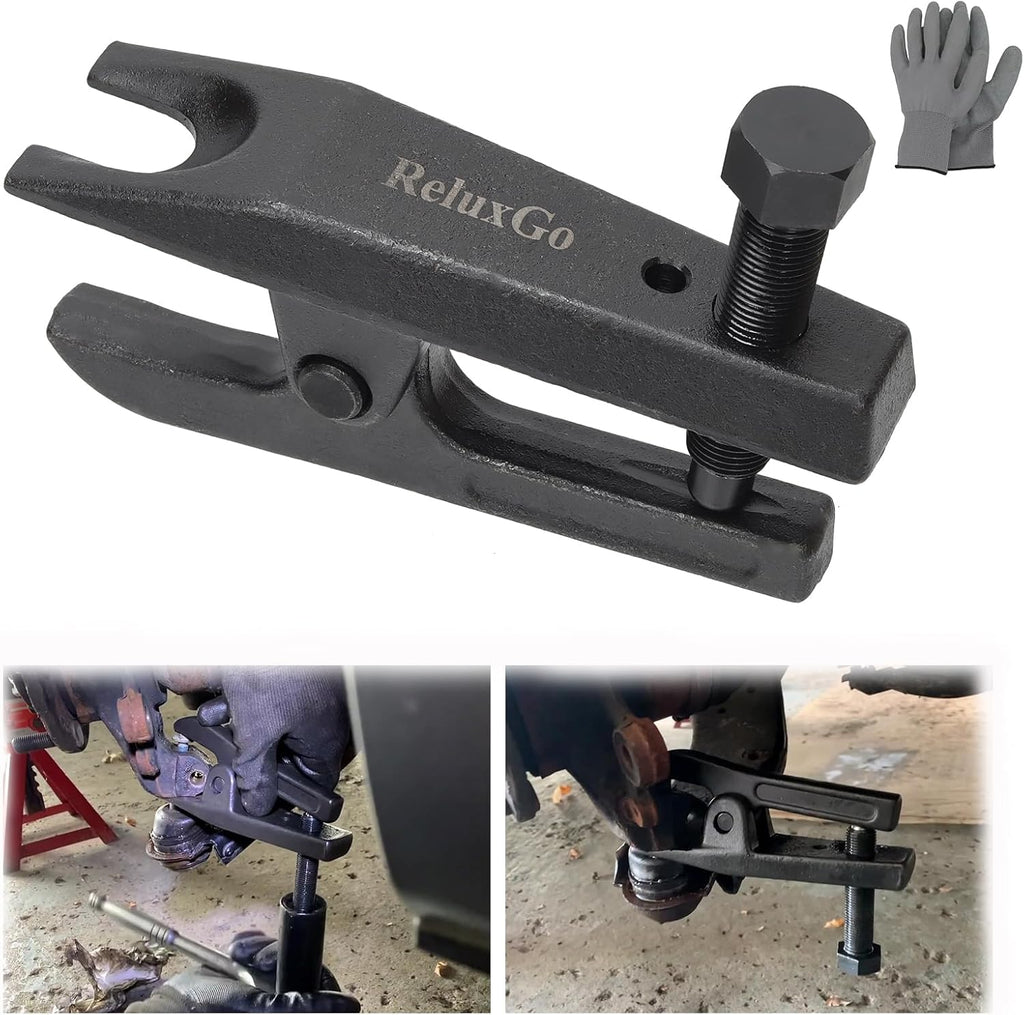 Universal Ball Joint Separator Tool Adjusts from 1-1/2"To 1-7/8", Remover Tool Compatible with Separating Arms, Tie Rods, and Ball Joints on Cars, Trucks, Atvs