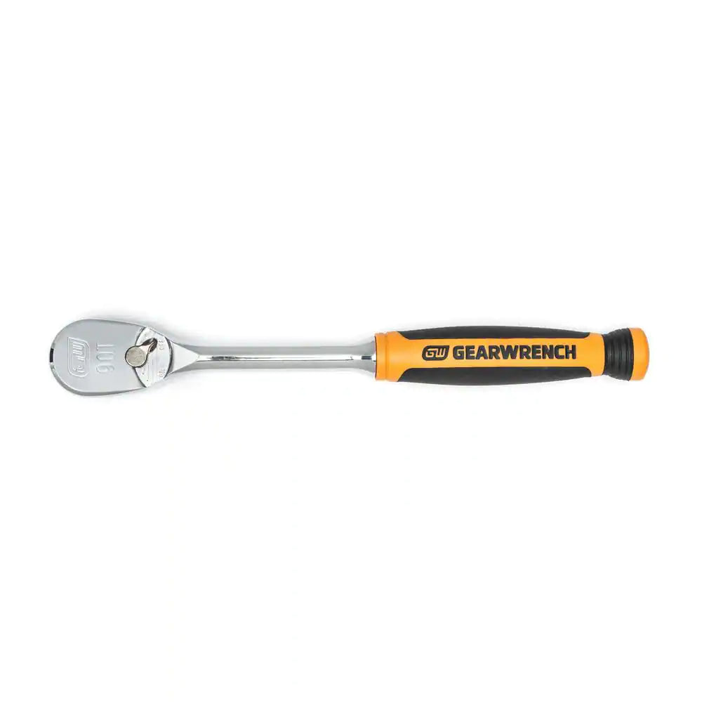 3/8 In. Drive 90-Tooth Dual Material Teardrop Ratchet