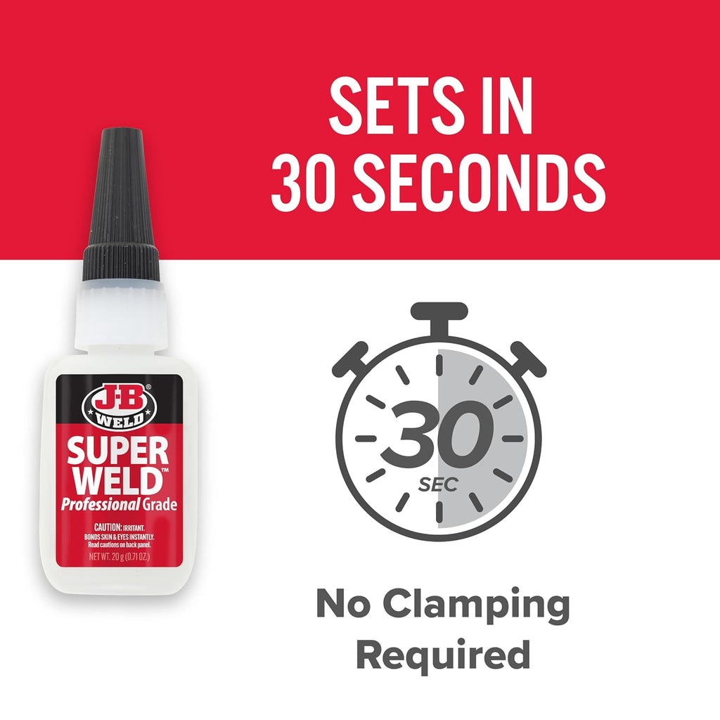 33120H Superweld Glue - Clear Super Glue - 20G