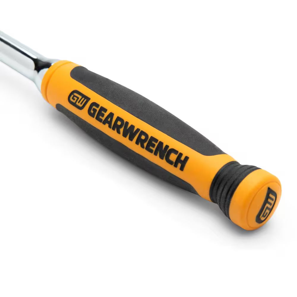 1/4 In. Drive 90-Tooth Dual Material Teardrop Ratchet