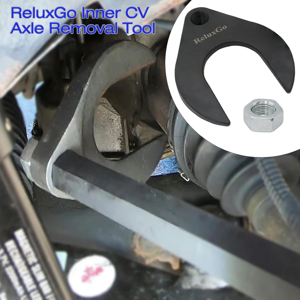 Inner CV Axle Removal Tool 48Mm with Nut, Front Wheel Drive Axle Pulley Attachment, Fits Slide Hammers with 5/8"-18 Threads, CV Joint Axle Removing Tool