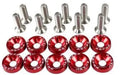 10PCS M6 JDM Screw License Plate Bolts Auto Accessories Car Modified Hex Fasteners Fender Washer Bumper