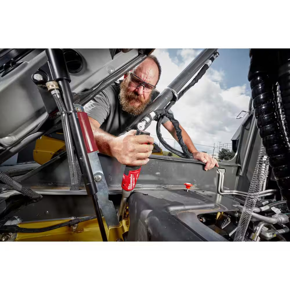 M12 FUEL 12V Lithium-Ion Brushless Cordless 1/4 In. Extended Reach High Speed Ratchet (Tool Only)