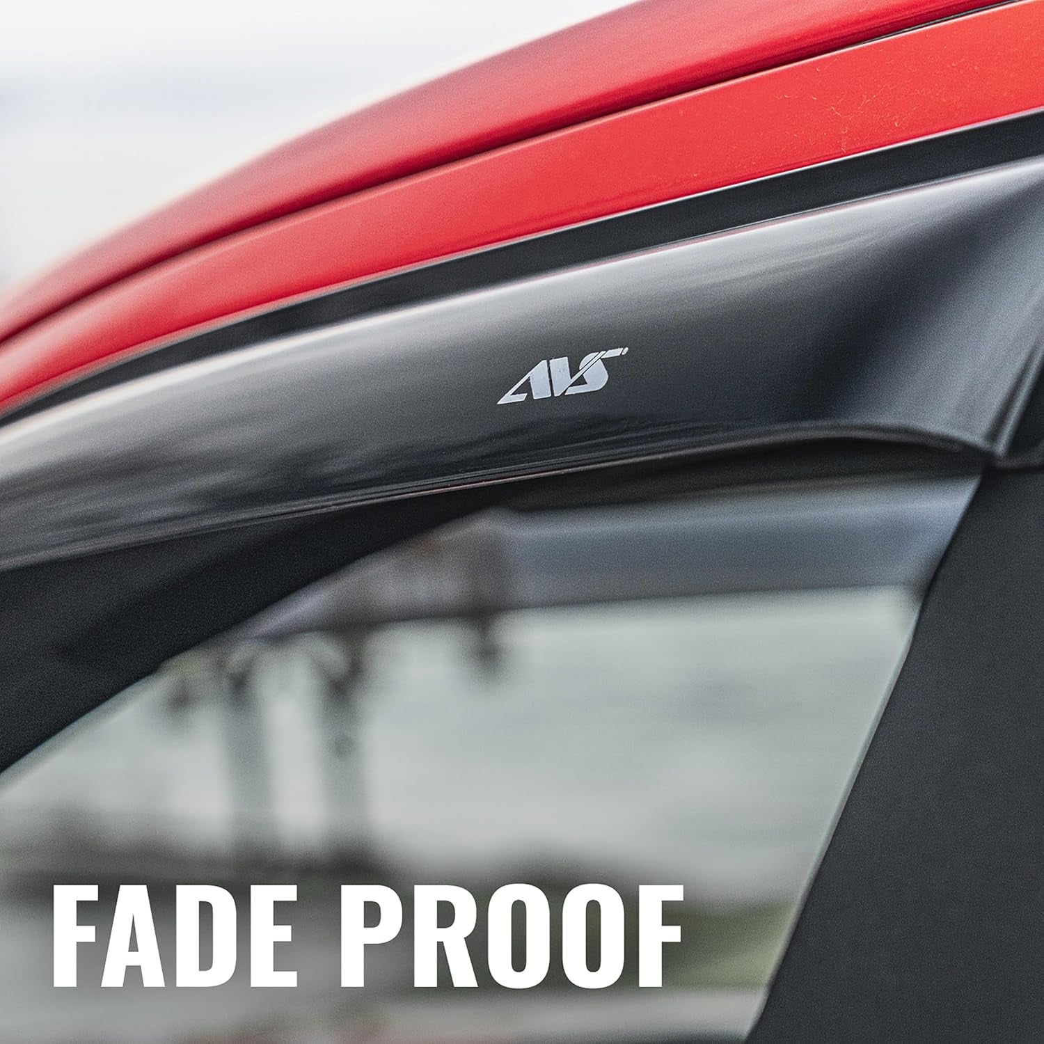 [AVS] outside Mount Rain Guards for 2008 - 2020 Dodge Journey | Window Vent Visors, 4 Pcs. - Smoke | 94072