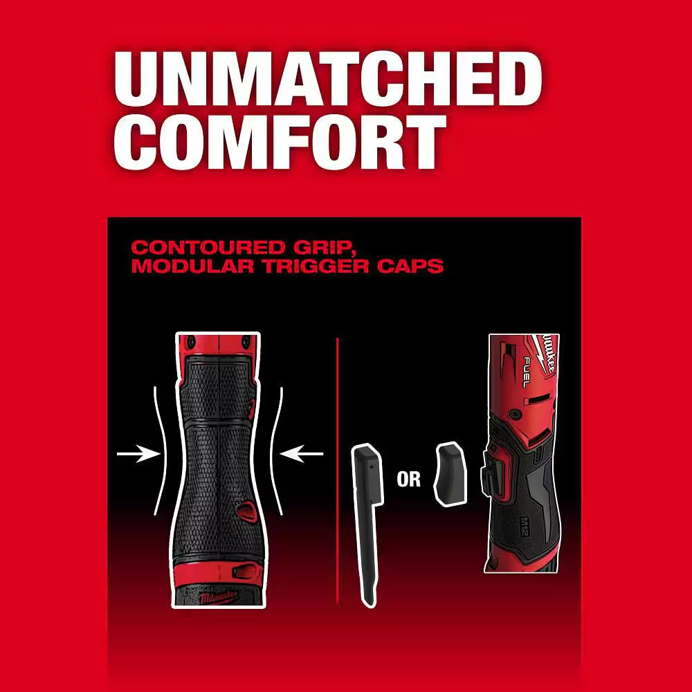M12 FUEL 12V Lithium-Ion Compact 1/4 In. Cordless Ratchet (Tool-Only)