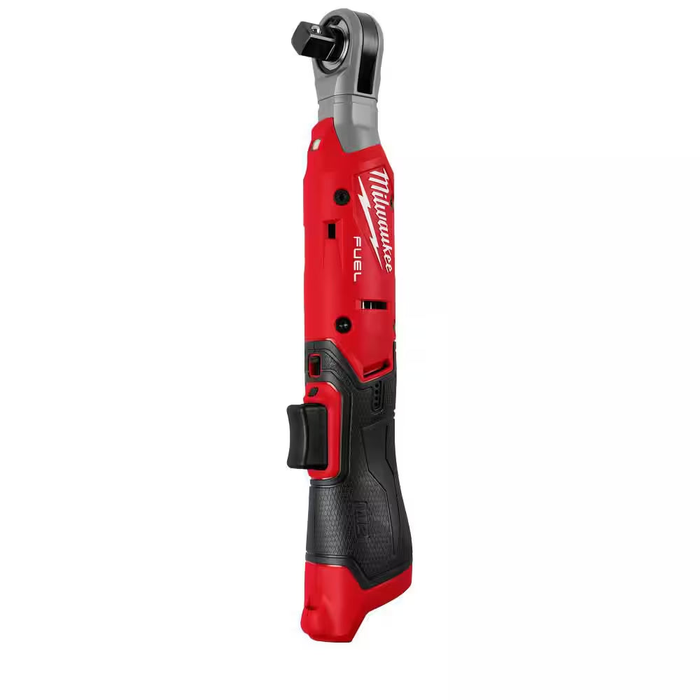 M12 FUEL 12V Lithium-Ion 1/2 In. Compact Cordless Ratchet, & 4. 0Ah (2-Pack)