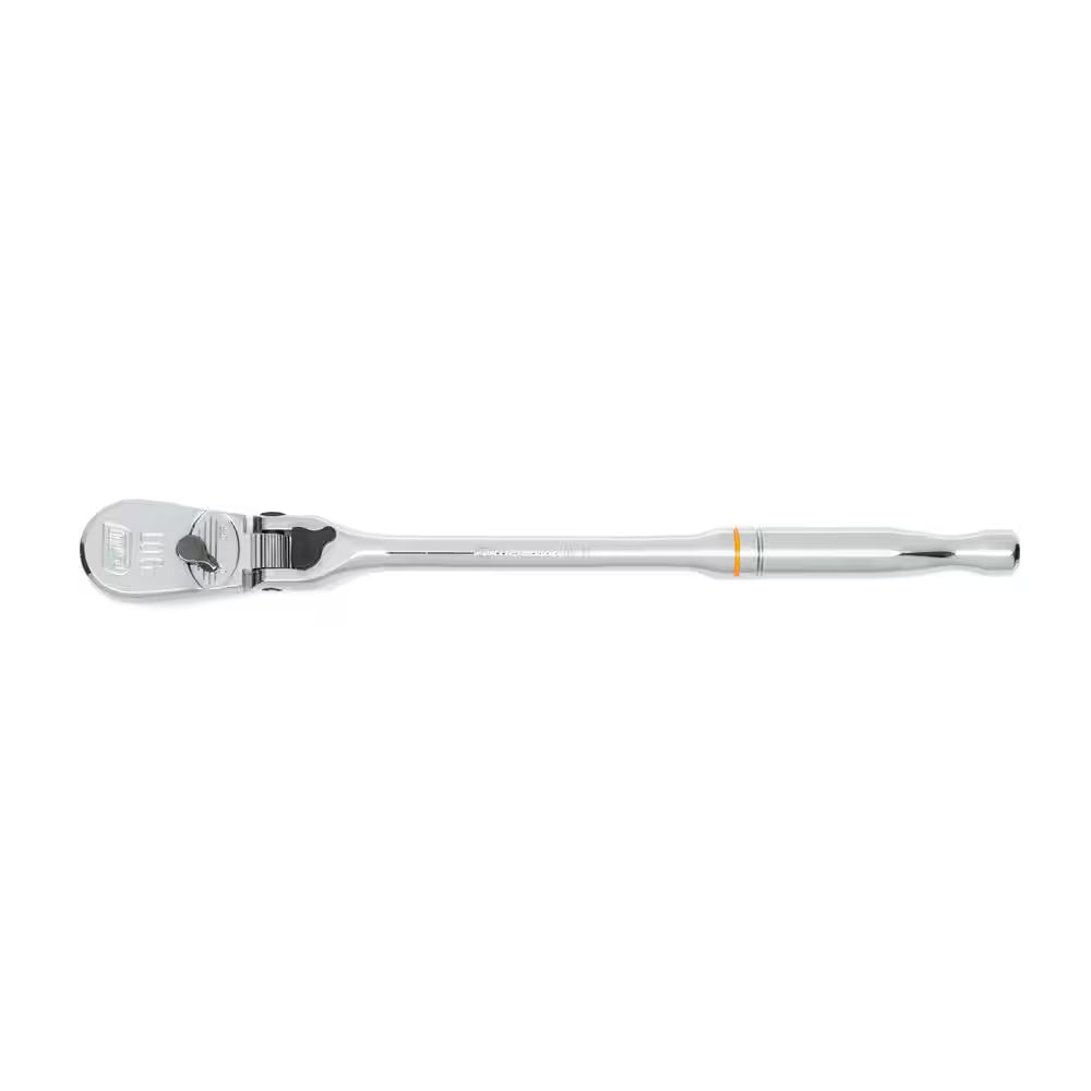 3/8 In. Drive 90-Tooth Locking Flex Head Teardrop Ratchet