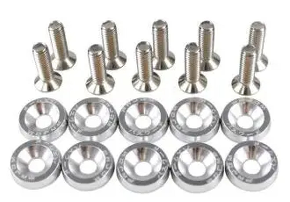 10PCS M6 JDM Screw License Plate Bolts Auto Accessories Car Modified Hex Fasteners Fender Washer Bumper