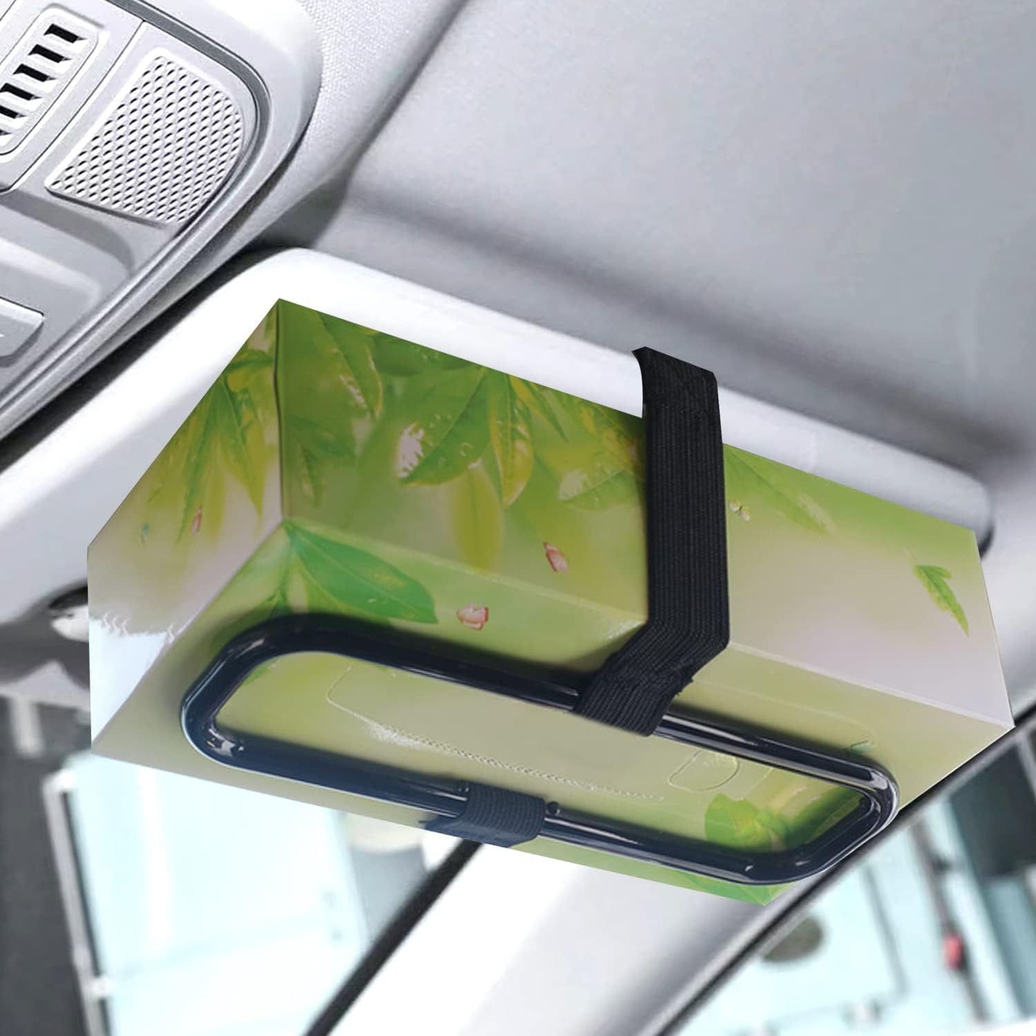 1 PC Auto Accessories Car Sun Visor Tissue Box Holder Paper Towel Napkin Box Cover Seat Back Bracket Portable Car Mount Organizer