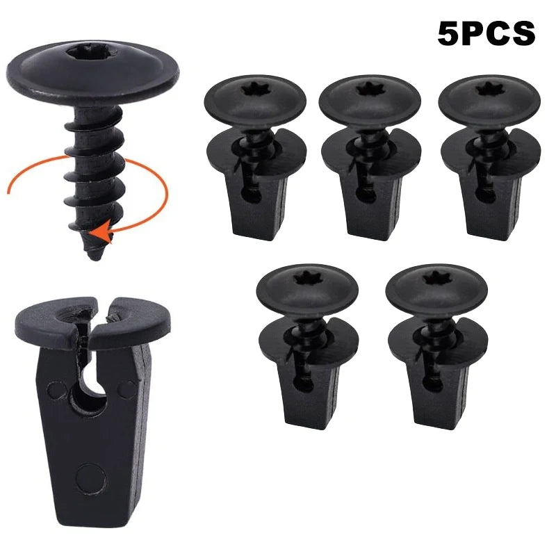 1/20Pcs Car Fastener Snap Screws Kit Auto Fender Lining Retainer Snap Door Panel Metal Fastener Clips Rivet Set Auto Accessories
