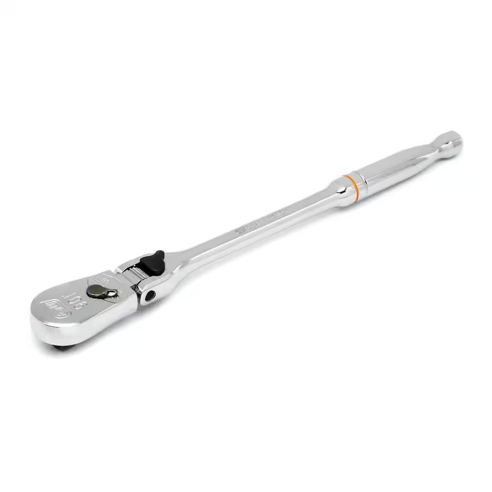 3/8 In. Drive 90-Tooth Locking Flex Head Teardrop Ratchet