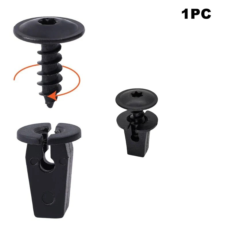 1/20Pcs Car Fastener Snap Screws Kit Auto Fender Lining Retainer Snap Door Panel Metal Fastener Clips Rivet Set Auto Accessories