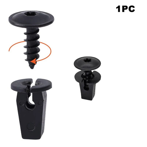 1/20Pcs Car Fastener Snap Screws Kit Auto Fender Lining Retainer Snap Door Panel Metal Fastener Clips Rivet Set Auto Accessories